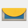 Тонкий женский кошелёк из натуральной кожи Yoshi Y1252 Westwood Coastal Multicolor