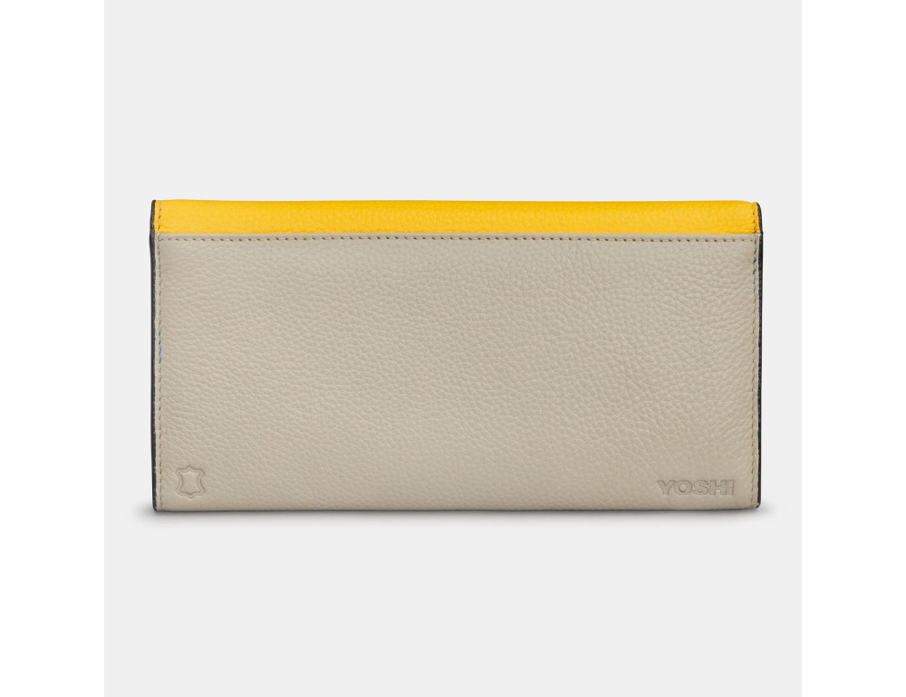 Тонкий жіночий гаманець із натуральної шкіри Yoshi Y1252 Westwood Coastal Multicolor - Фотографія № 2