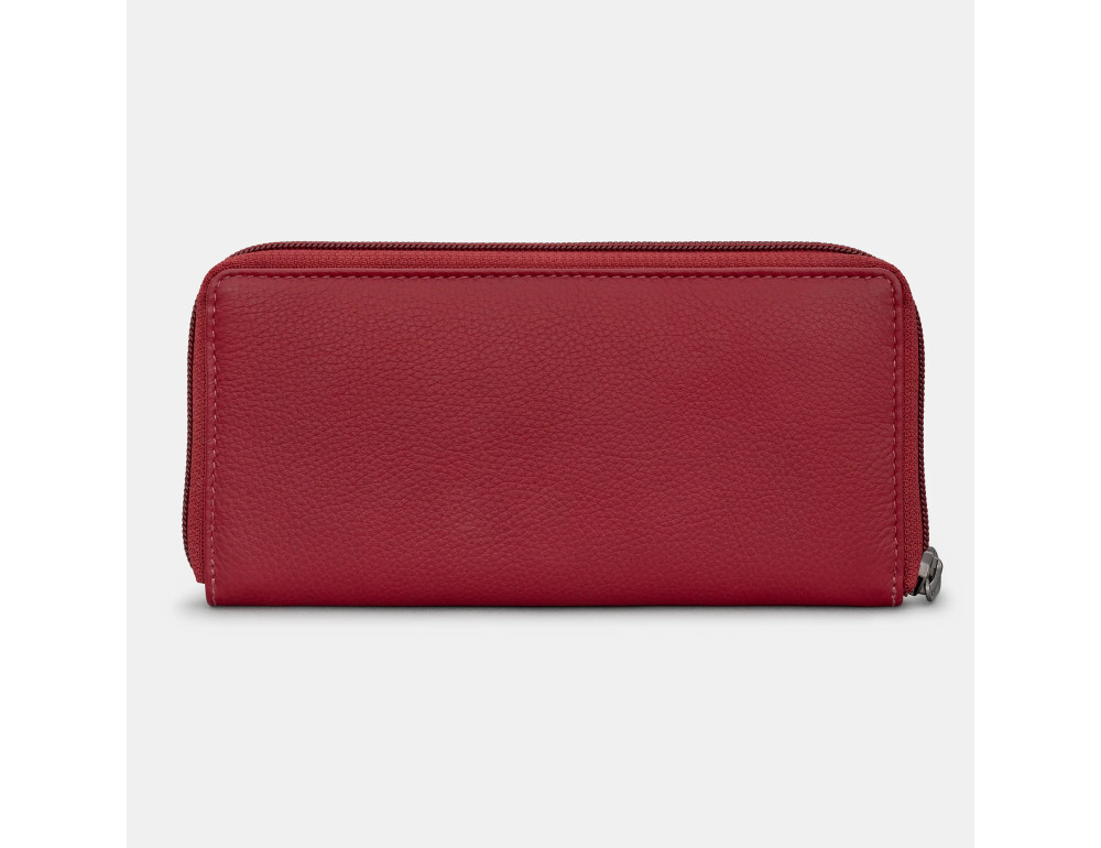 Гаманець жіночий на блискавці червоного кольору Yoshi Y1257 Baxter Cherry Red - Фотографія № 4