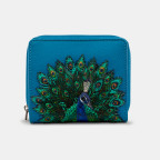 Женский кожаный кошелек Yoshi Y1261 Peacock Plume (Petrol Blue) - Фото № 100