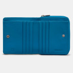 Женский кожаный кошелек Yoshi Y1261 Peacock Plume (Petrol Blue) - Фото № 101