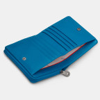 Женский кожаный кошелек Yoshi Y1261 Peacock Plume (Petrol Blue) - Фото № 102