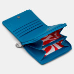 Женский кожаный кошелек Yoshi Y1261 Peacock Plume (Petrol Blue) - Фото № 103