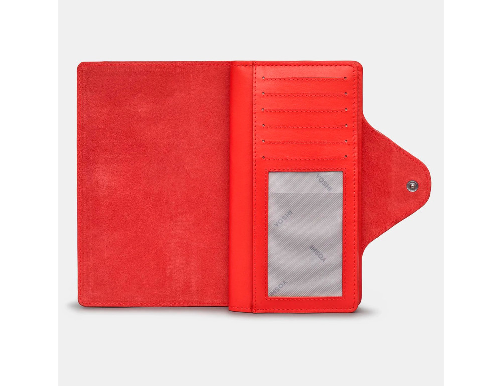 Гаманець жіночий з натуральної шкіри Yoshi Y1311 54 (Red) - Фотографія № 2