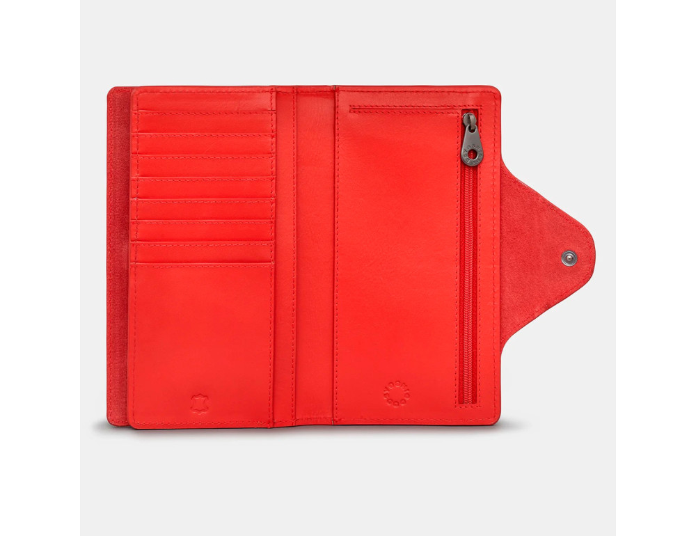 Гаманець жіночий з натуральної шкіри Yoshi Y1311 54 (Red) - Фотографія № 3