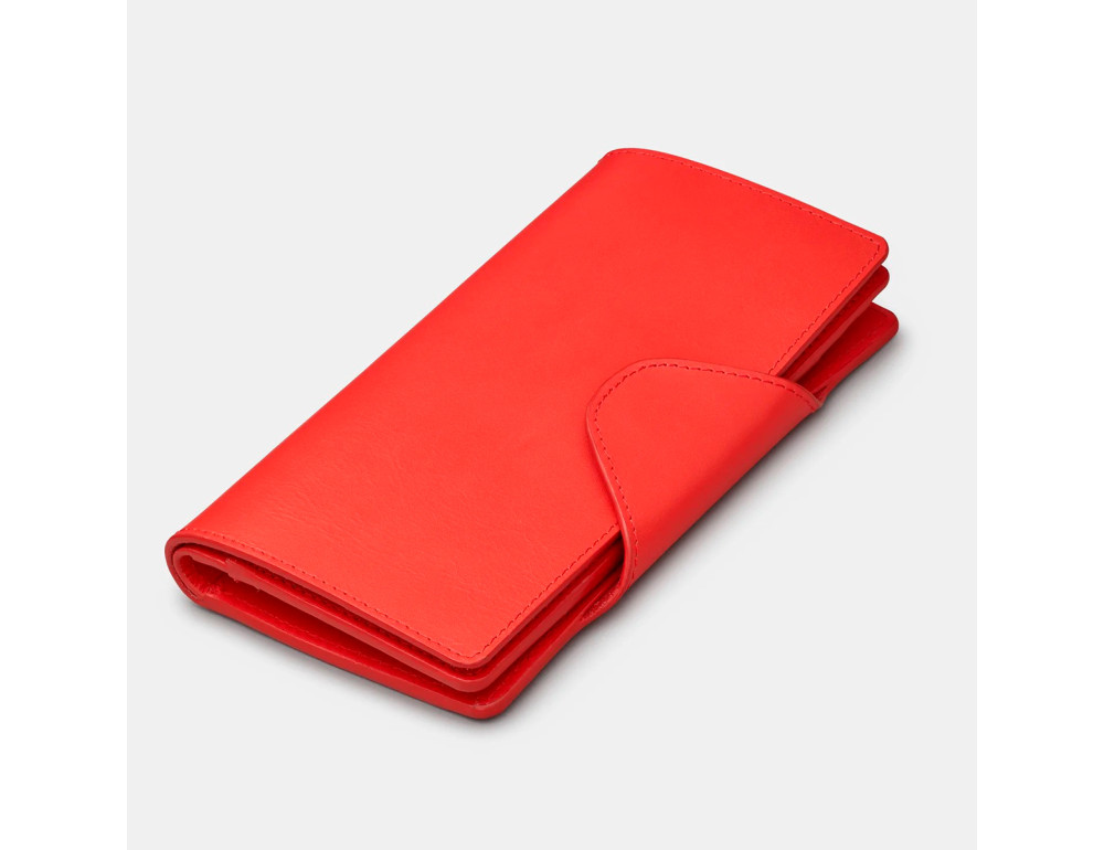 Гаманець жіночий з натуральної шкіри Yoshi Y1311 54 (Red) - Фотографія № 4
