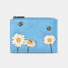 Женский кожаный кошелек Yoshi Y1321 Bee Happy (Blue)