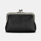 Женский кожаный кошелек с ретро-застежкой Yoshi Y1328 (Black) - Фото № 100