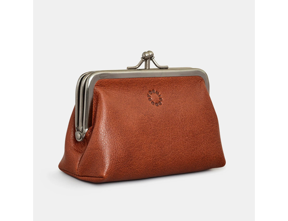Женский кожаный кошелек с ретро-застежкой Yoshi Y1328 (Brown) - Фото № 3