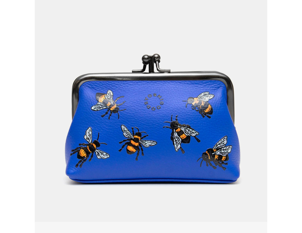 Женский кожаный кошелек с ретро-застежкой Yoshi Y1328 (Bee Happy Blue) - Фото № 1 Женский кожаный кошелек с ретро-застежкой Yoshi Y1328 (Bee Happy Blue) - Фото № 1