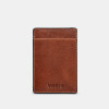 Коричневый картхолдер из телячьей кожи Yoshi Y1743 Compact Brown Коричневый картхолдер из телячьей кожи Yoshi Y1743 Compact Brown