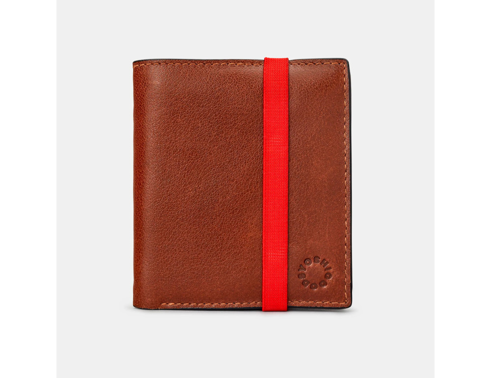 Коричневий чоловічий портмоне з натуральної шкіри Yoshi Y2035E 17 8 Elastic (Brown) - Фотографія № 1 Коричневий чоловічий портмоне з натуральної шкіри Yoshi Y2035E 17 8 Elastic (Brown) - Фотографія № 1