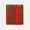 Коричневий чоловічий портмоне з натуральної шкіри Yoshi Y2035E 17 8 Elastic (Brown)