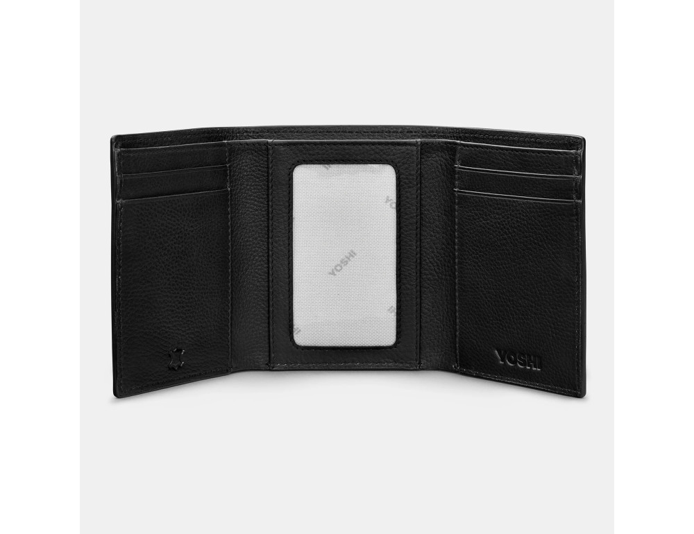 Кошелек мужской из кожи Yoshi Y2036 Black - Фото № 2