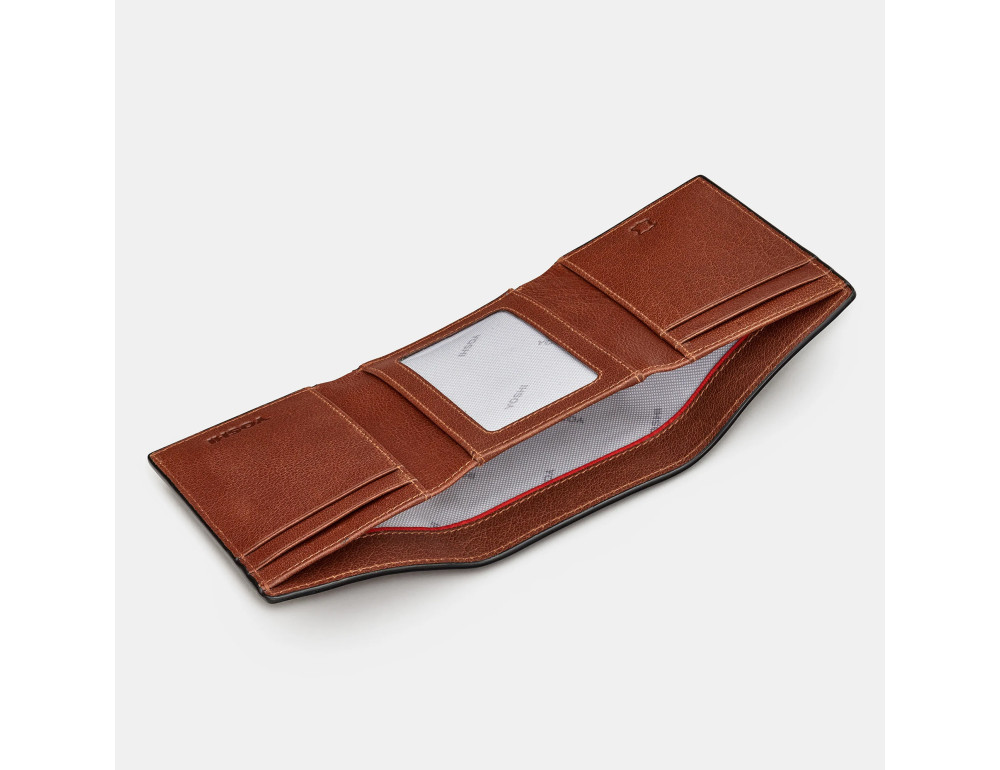 Кошелек мужской коричневого цвета Yoshi Y2036 Brown - Фото № 3