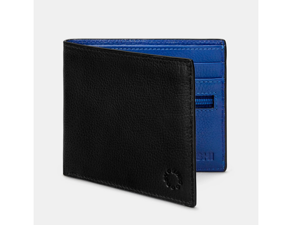 Стильный мужской кошелёк Yoshi Y2378 17 29 (Black/Blue) - Фото № 1 Стильный мужской кошелёк Yoshi Y2378 17 29 (Black/Blue) - Фото № 1