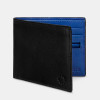 Стильный мужской кошелёк Yoshi Y2378 17 29 (Black/Blue)