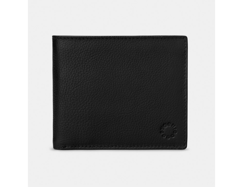 Стильный мужской кошелёк Yoshi Y2378 17 29 (Black/Blue) - Фото № 4