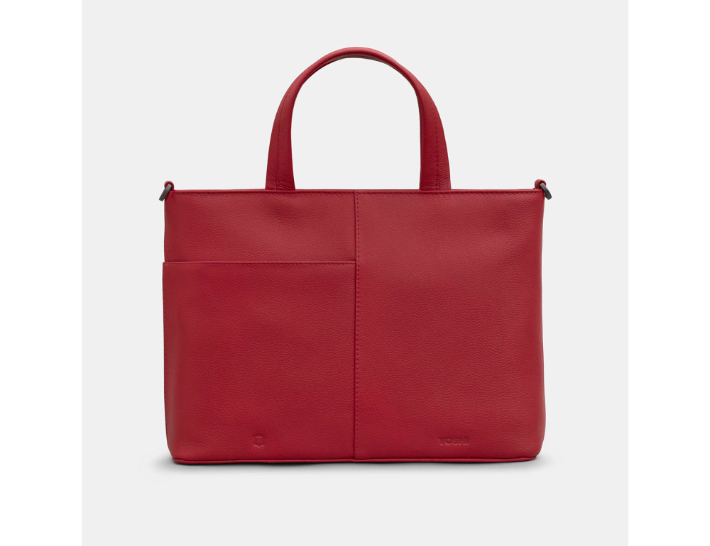 Деловая женская сумка для документов Yoshi Y26 86 (Cherry Red) - Фото № 2