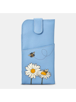 Кожаный чехол для очков Yoshi Y4309 (Bee Happy Blue)