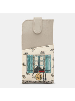 Кожаный чехол для очков Yoshi Y4309 (Country Cottage Warm Grey)