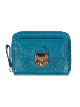 Женский кожаный кошелек Ashwood Y50 Turq (Синий)