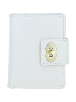 Женский кожаный кошелек Ashwood Y60 White (Белый)