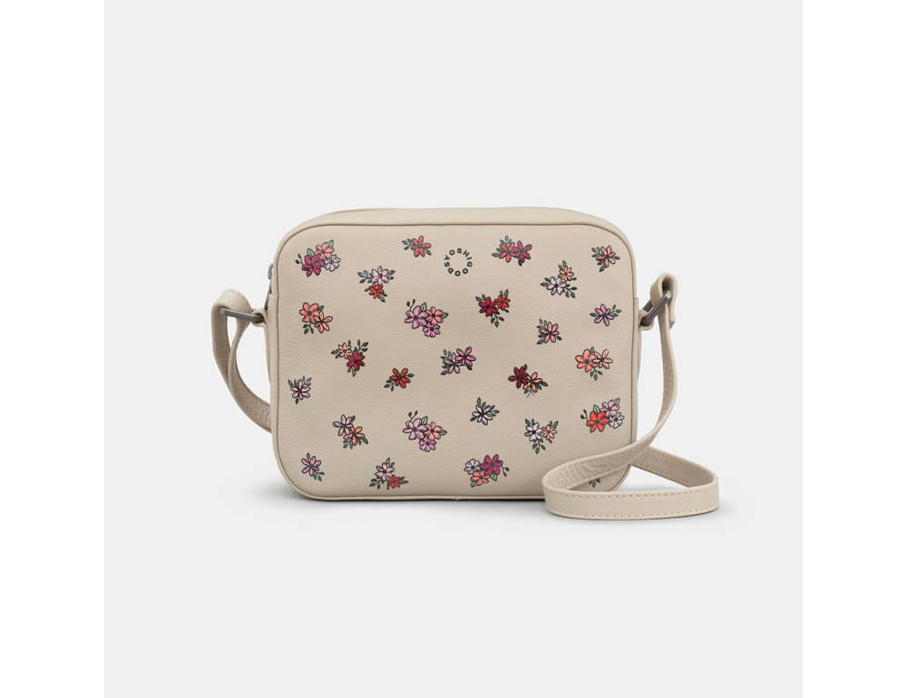 Невелика жіноча сумка із натуральної шкіри Yoshi YB240 FLR 46 Belmont (Ditsy Floral) - Фотографія № 1