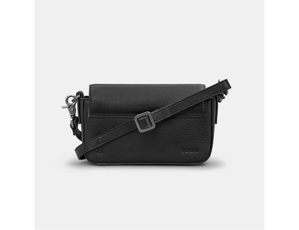Жіноча шкіряна сумка маленького розміру Yoshi YB260 Palmer (Black) - Фотографія № 2