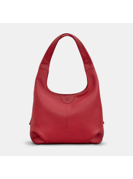 Женская кожаная сумка-тоут Yoshi YB31 Meehan (Cherry Red)