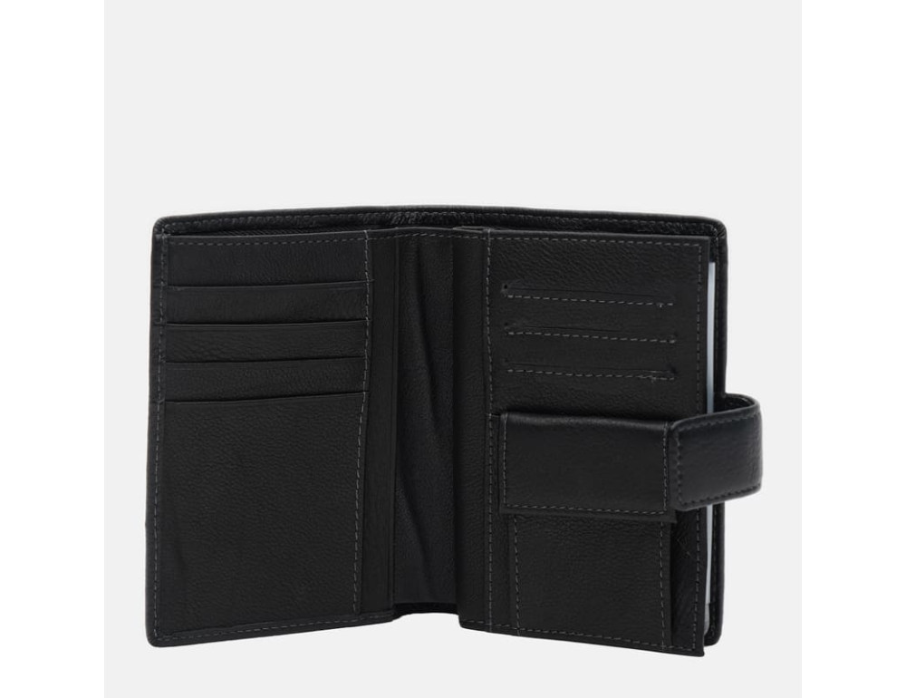 Чоловіче шкіряне портмоне Ricco Grande k1014-Abl-black - Фотографія № 4