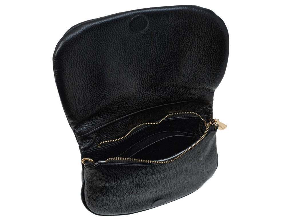 Сумка-клатч жіноча шкіра Tony Bellucci 0873-281 чорна - Фотографія № 6