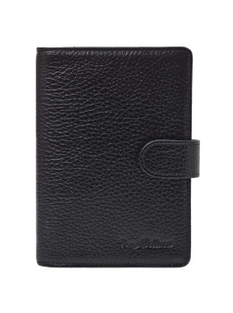 Обложка кожаная для авто-паспорт Tony Belucci 197-281 черный флотар