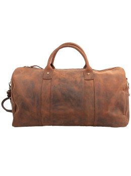 Рыжая дорожная сумка из телячьей кожи Tony Bellucci 5146-07