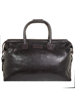 Большая дорожная сумка из коричневой фактурной кожи Tony Bellucci 5203-886