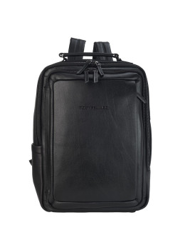 Мужской рюкзак на три отделения из гладкой кожи TONY BELLUCCI 5267-101