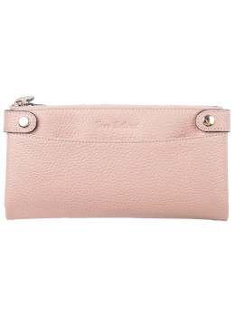 Большой женский кошелёк из натуральной кожи пудрового цвета Tony Bellucci T800-202