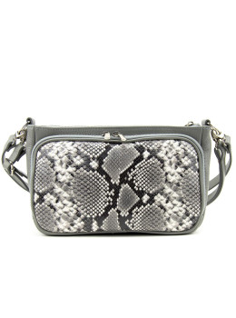 Кожаное женское кроссбоди со вставкой питон Tavinchi CH-001A-FL