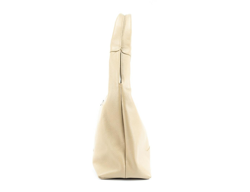 Сумка жіноча шкіряна тоут Tavinchi CH-555B-FL Beige - Фотографія № 4