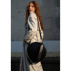 Жіноча шкіряна сумка Amy L чорна краст The Wings TW-Amy-big-black - Фотографія № 102