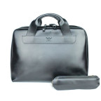 Шкіряна ділова сумка Attache Briefcase чорний TW-Attache-Bri-black-ksr - Фотографія № 101