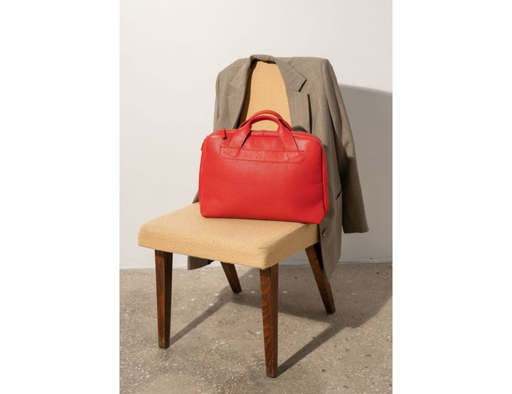 Шкіряна ділова сумка Attache Briefcase червоний флотар TW-Attache-Bri-red-flo - Фотографія № 1 Шкіряна ділова сумка Attache Briefcase червоний флотар TW-Attache-Bri-red-flo - Фотографія № 1