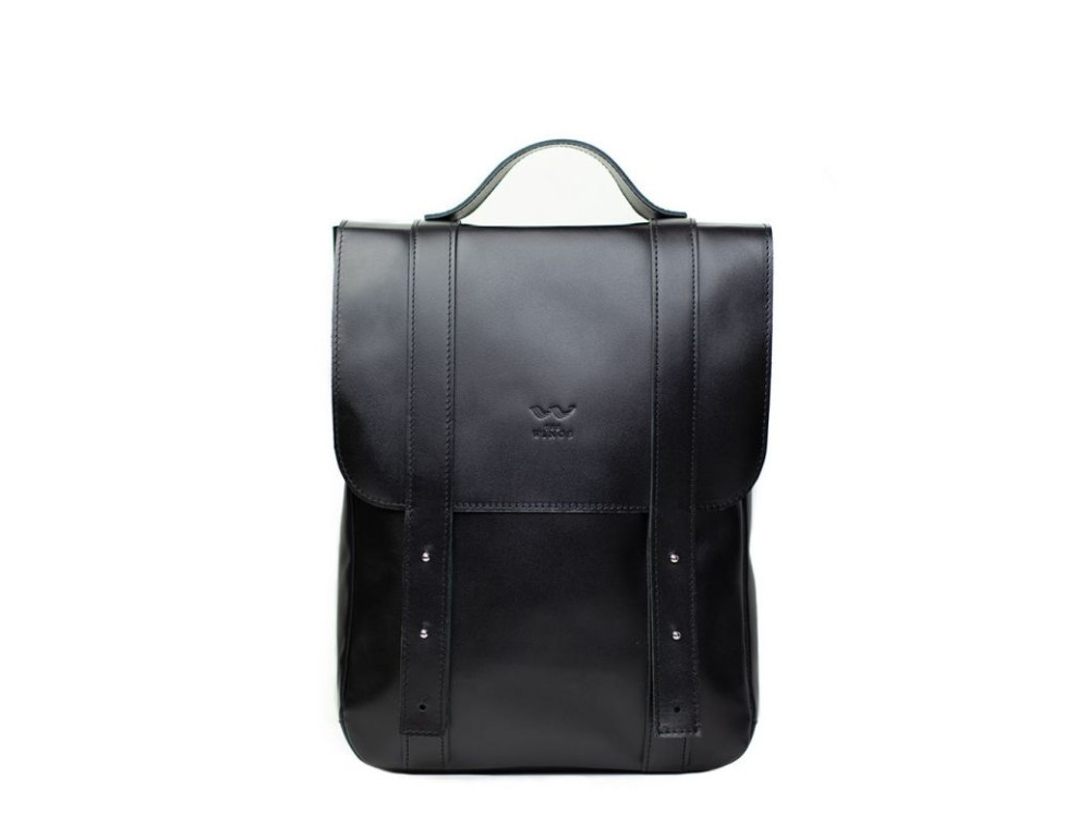 Шкіряний рюкзак 15" чорний TW-BagBack-15-black-ksr - Фотографія № 1 Шкіряний рюкзак 15" чорний TW-BagBack-15-black-ksr - Фотографія № 1