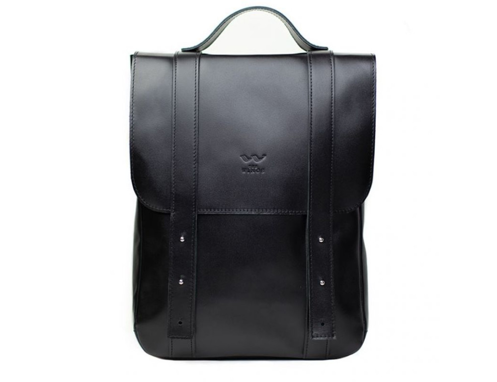 Шкіряний рюкзак 15" чорний TW-BagBack-15-black-ksr - Фотографія № 2