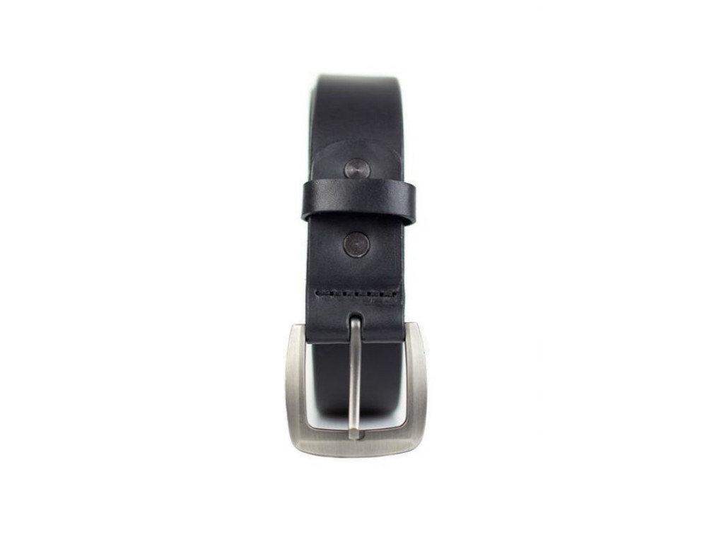 Шкіряний ремінь 33 мм чорний TW-Belt-33-black - Фотографія № 2