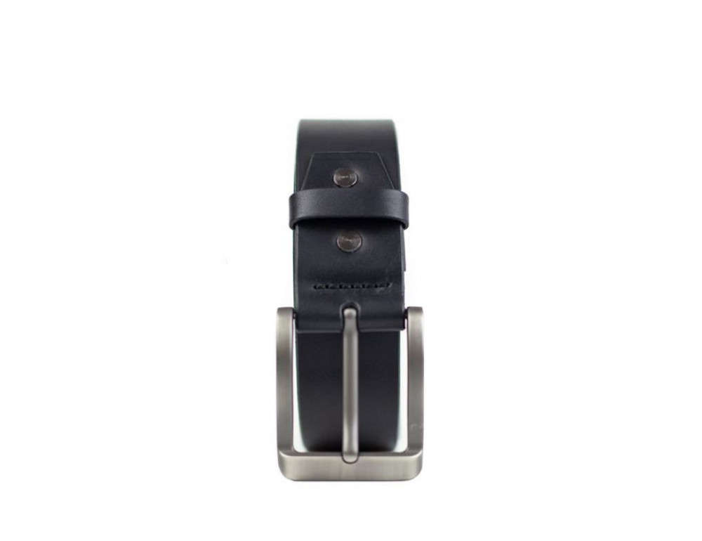 Шкіряний ремінь 40 мм чорний TW-Belt-40-black - Фотографія № 2