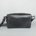 Кожаная поясная сумка черная TW-BeltBag-black-ksr - Фото № 104