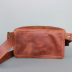 Шкіряна поясна сумка світло-коричнева вінтажна TW-BeltBag-kon-crz - Фотографія № 104