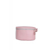 Жіноча шкіряна поясна сумка рожева гладка TW-BeltBag-pink-ksr
