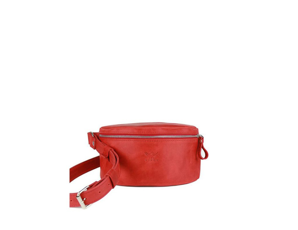 Шкіряна поясна сумка червона вінтажна TW-BeltBag-red-crz - Фотографія № 1 Шкіряна поясна сумка червона вінтажна TW-BeltBag-red-crz - Фотографія № 1